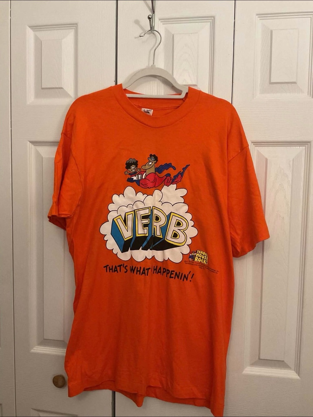 Men’s School House Rock Verb T-Shirt size Large